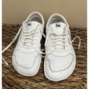 Be Lenka Champ All White Leather Barefoot Sneaker Womens EU 41 USA 10
